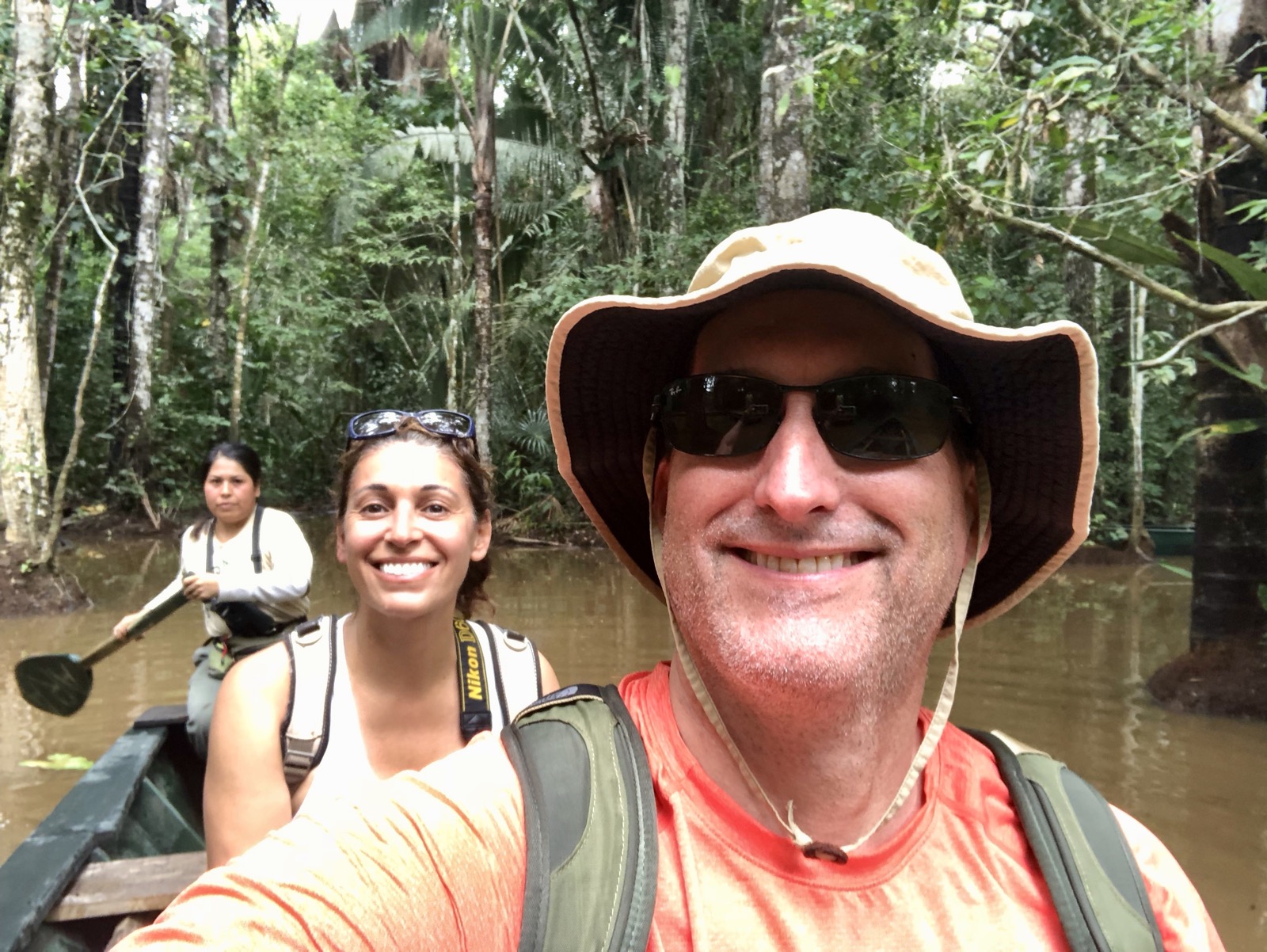 Canoeing to Lake Sandoval/