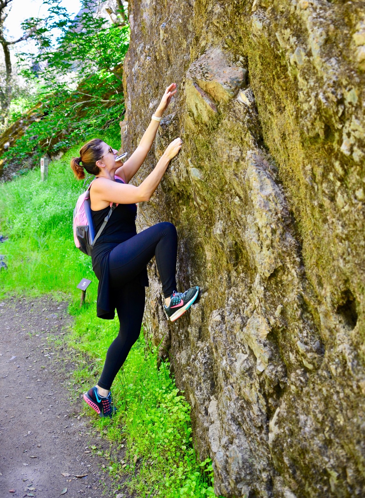 She's a little mountain goat/