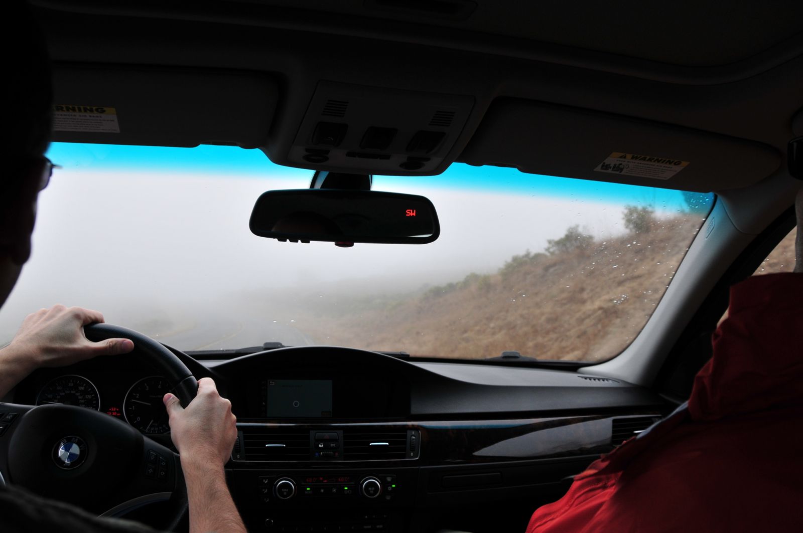 Oooy! Where did the road go?/