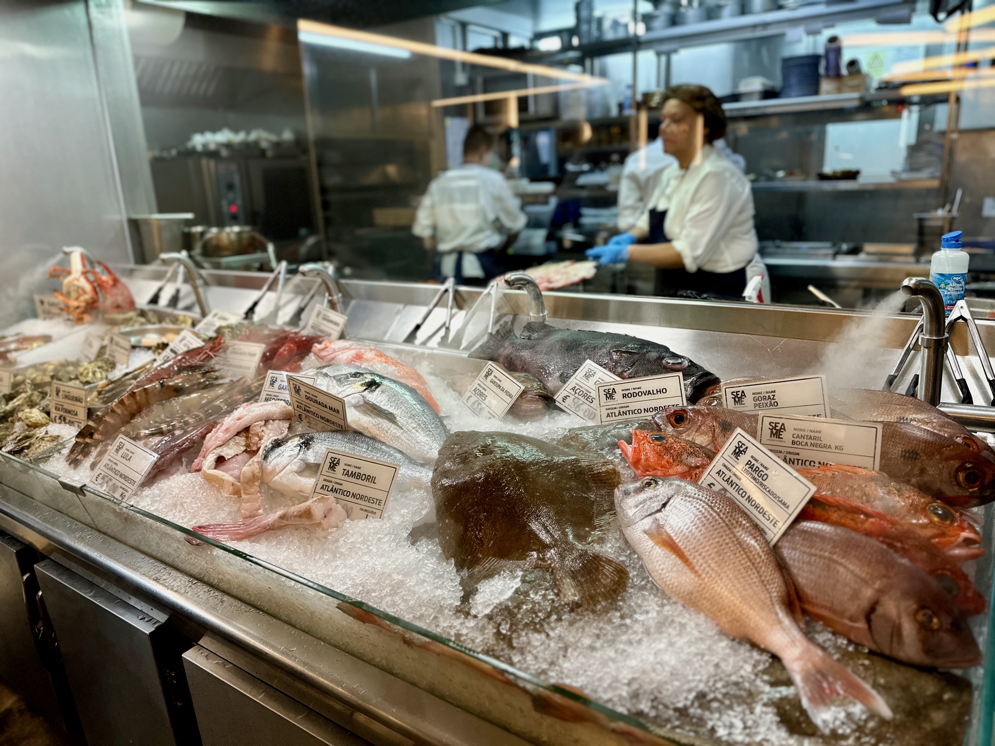 SeaMe restaurant and its nose bleed prices... we did pick our own piece of fish/R. Coreto 22, 1200-169 Lisboa, Portugal