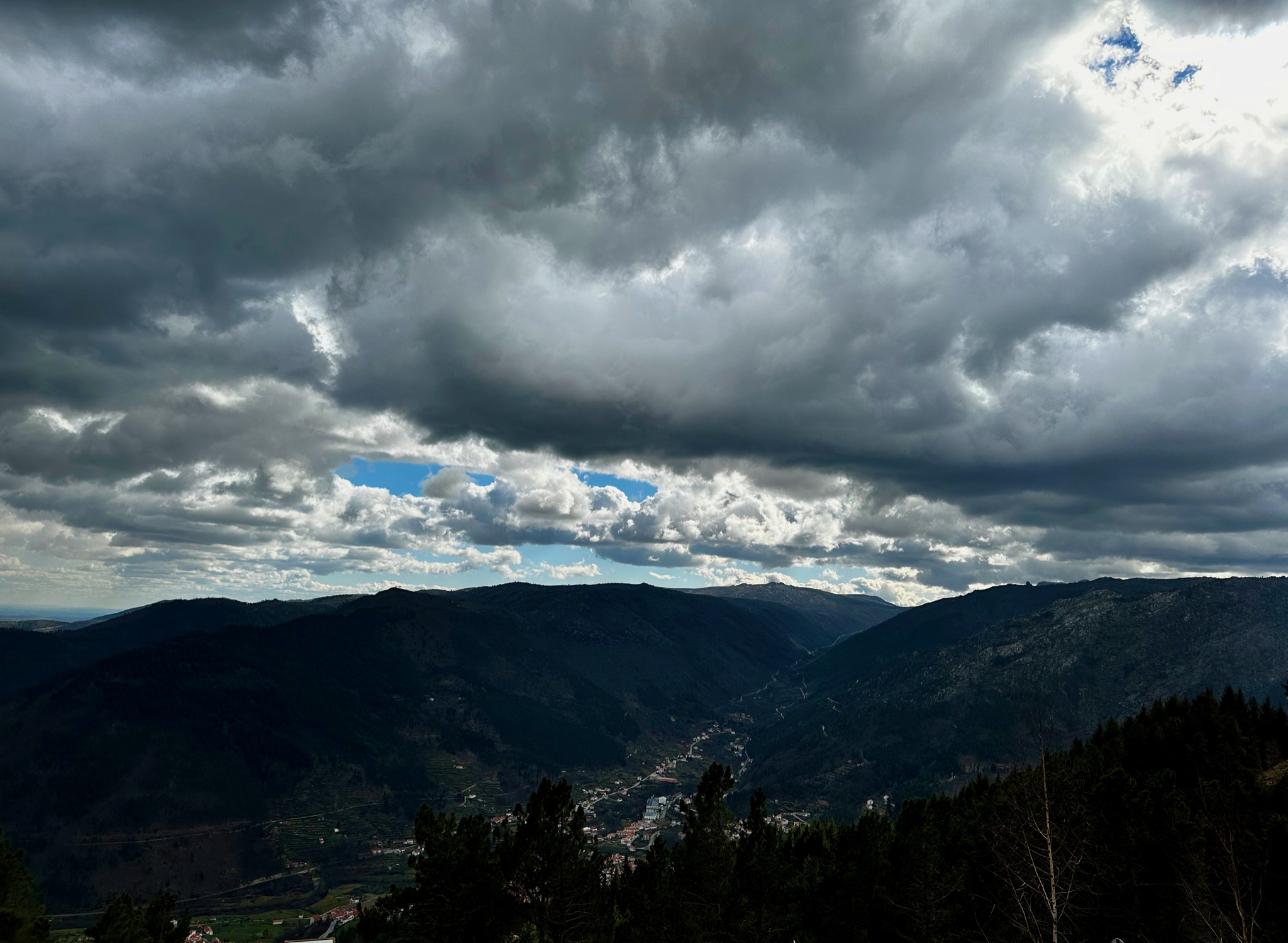 View from our room in Serra da Estrela Natural Park/