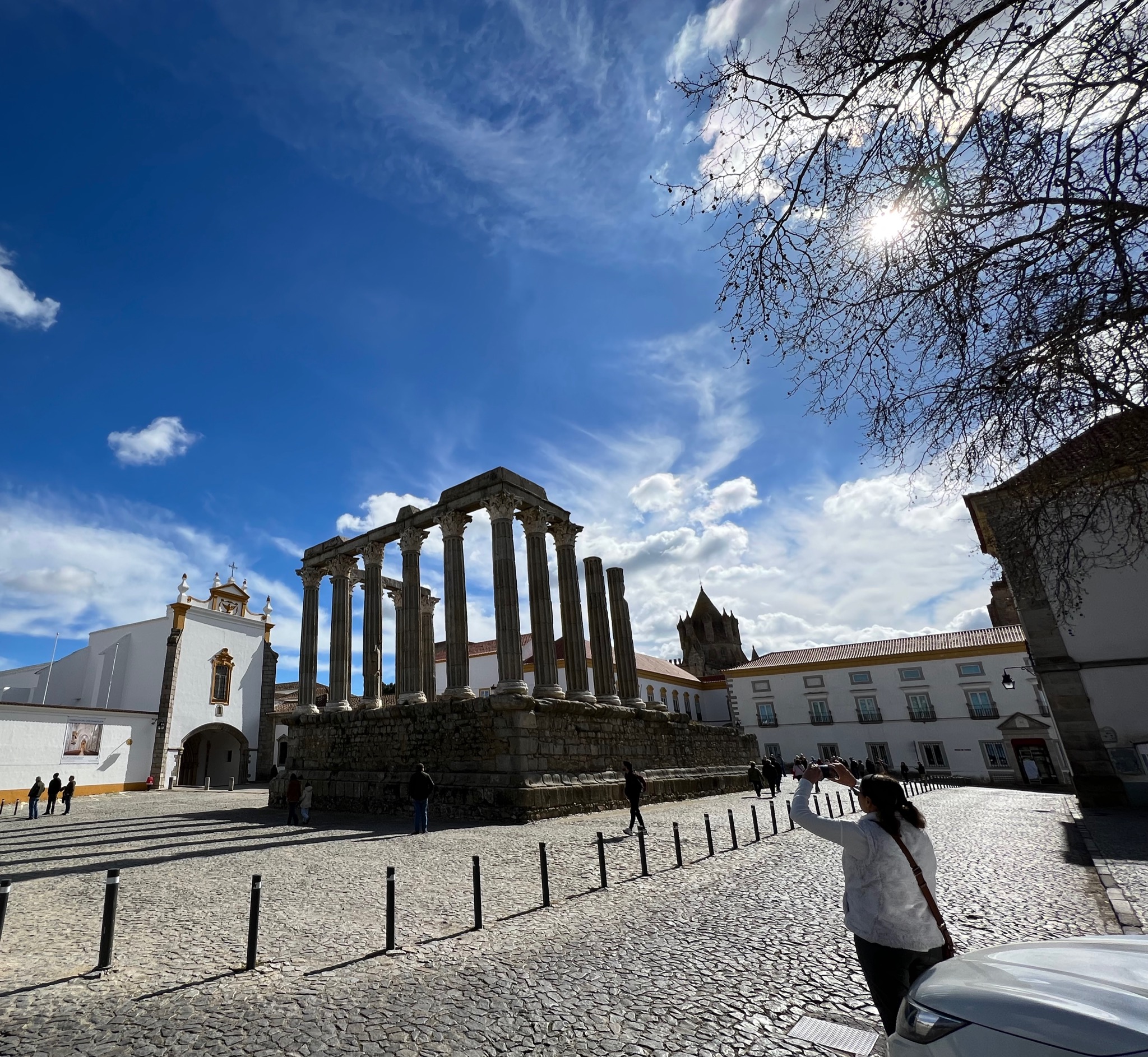 Roman temple of Diana smack on top of the hill! /Tv. das Casas Pintadas 4, 7000-804 Évora, Portugal