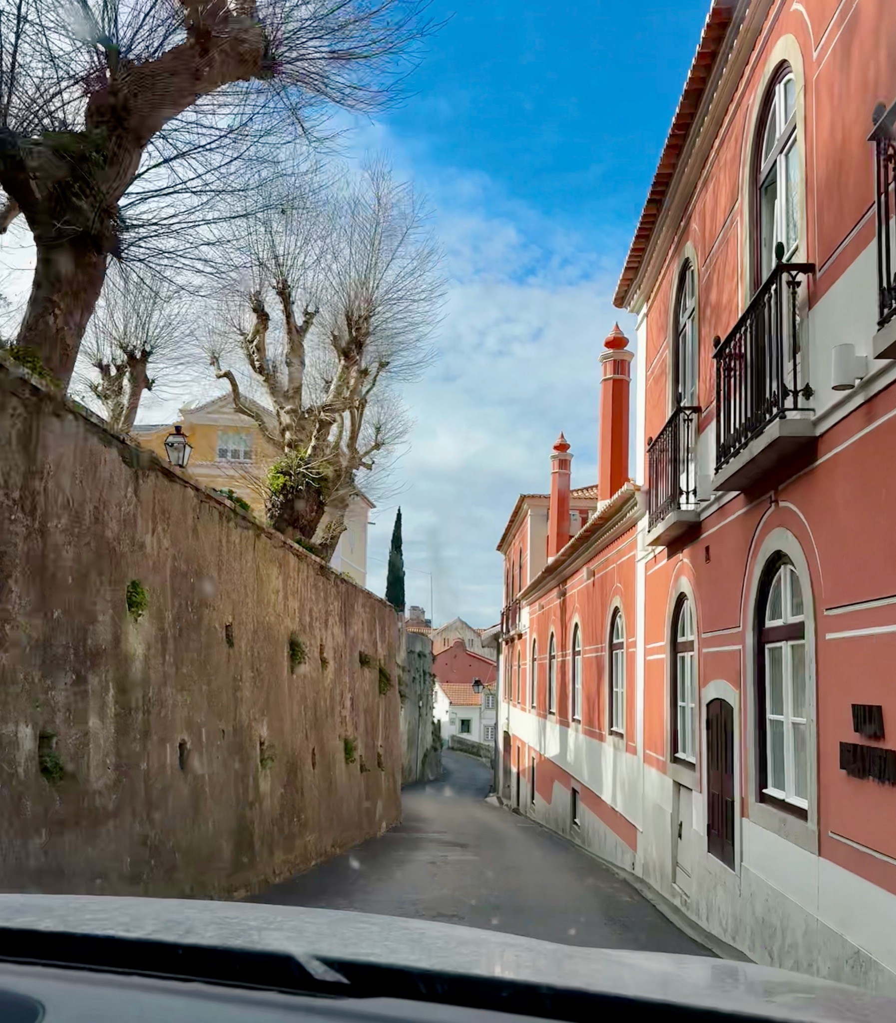 Sintra-Cascais Nature Park -- the road is getting narrower and narrower/R. Mal. Saldanha 15, 2710-631 Sintra, Portugal