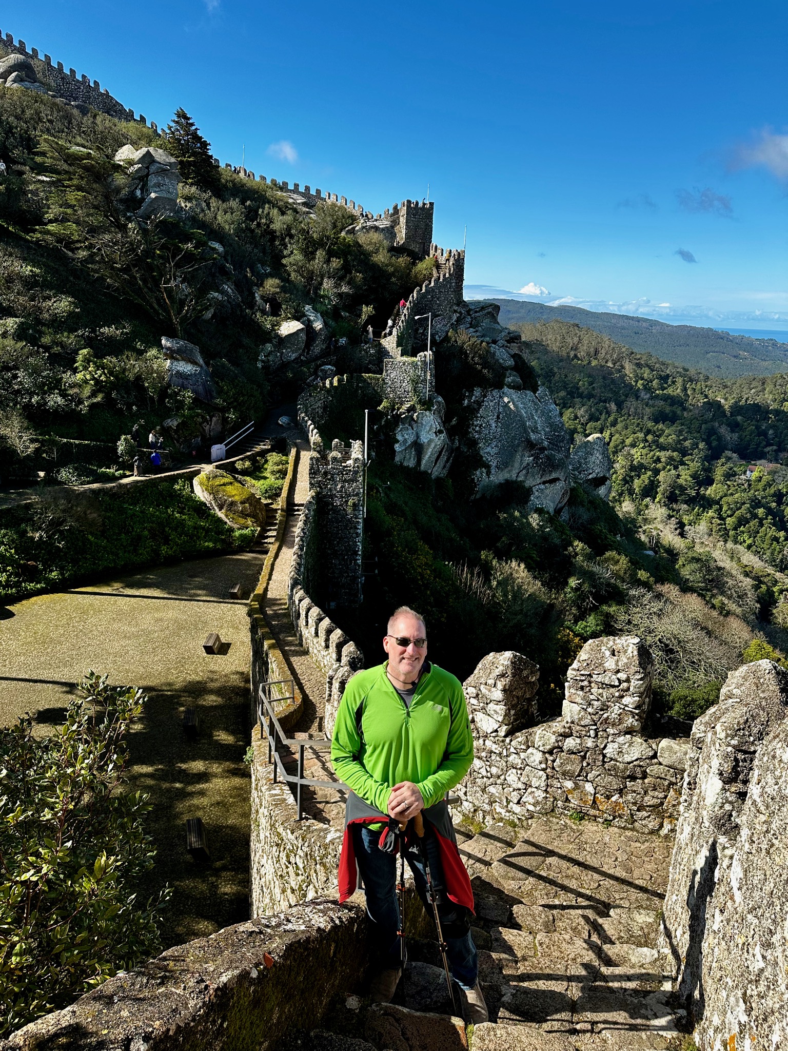 Onto the Moorish Castle in Sintra-Cascais Nature Park/Castelo de Sintra, 2710-405 Sintra, Portugal
