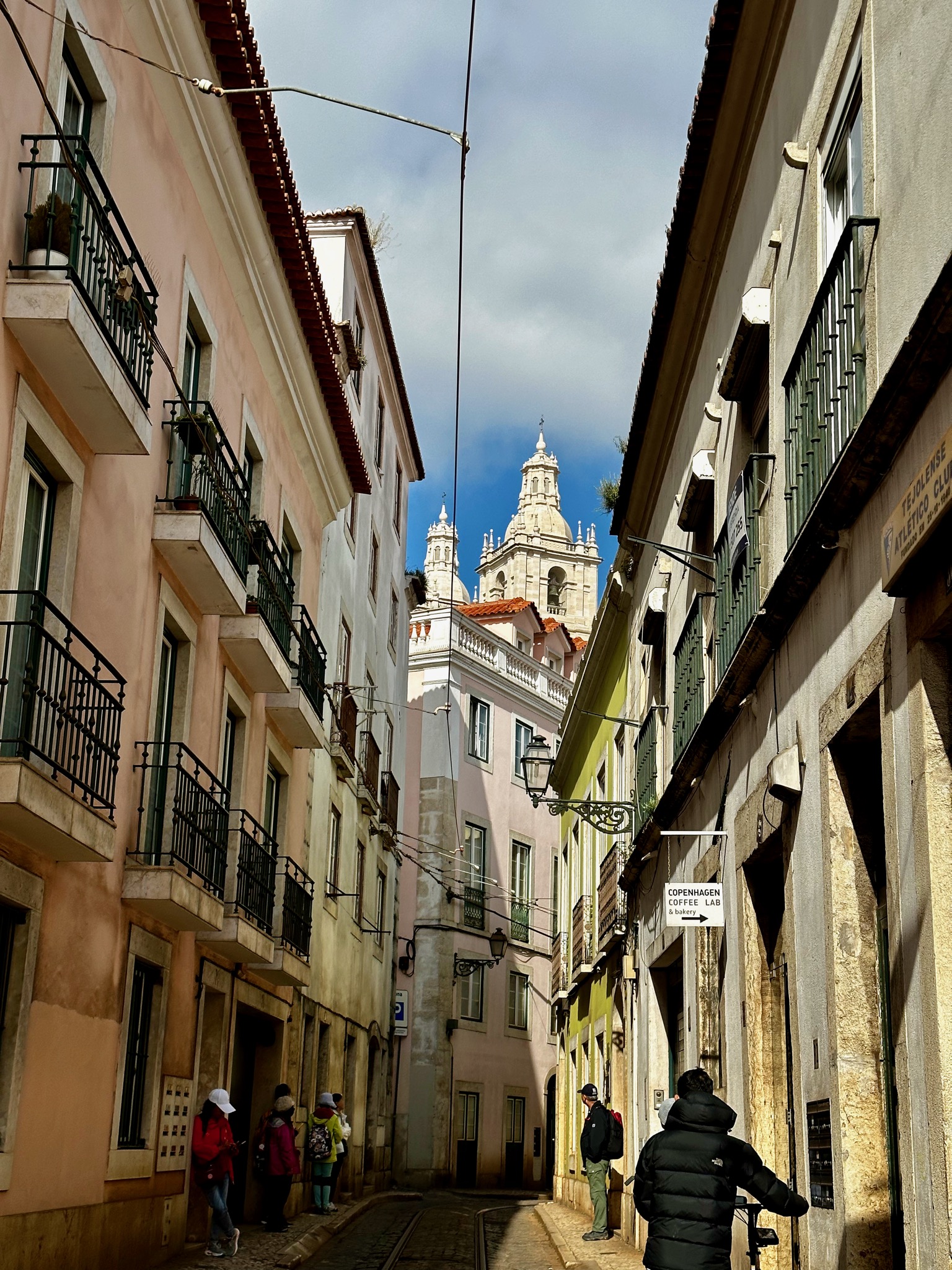 One last photo of our favorite street in Lisbon/Escolas Gerais 7C, 1100-213 Lisboa, Portugal