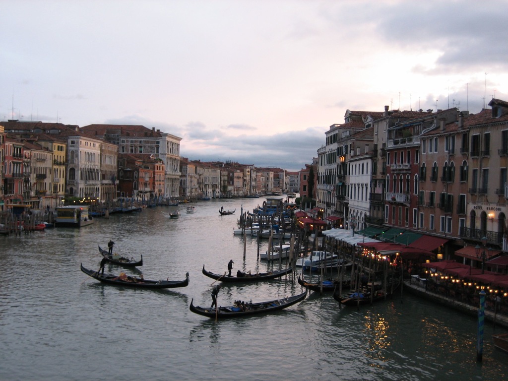 View from the Ponte Di Rialto/