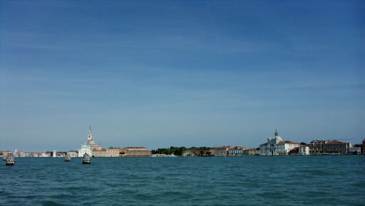Venice from the bus