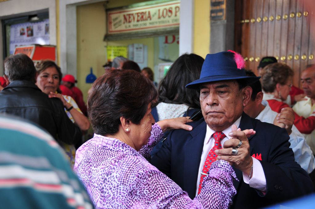 Just dancing... you know.../