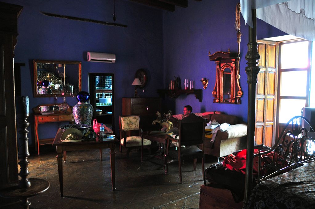 ... in our ridiculously large room!/