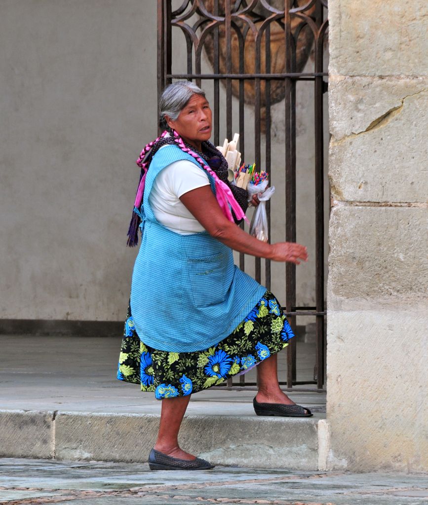 Indian lady who tried so to sell us crap/