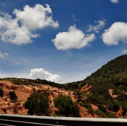 ... and red rocks/
		    