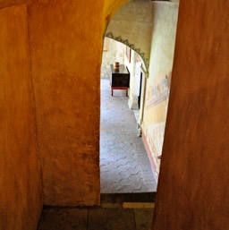 The hallway down/
		    