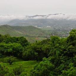 Oaxaca from Monte Albán/
		    