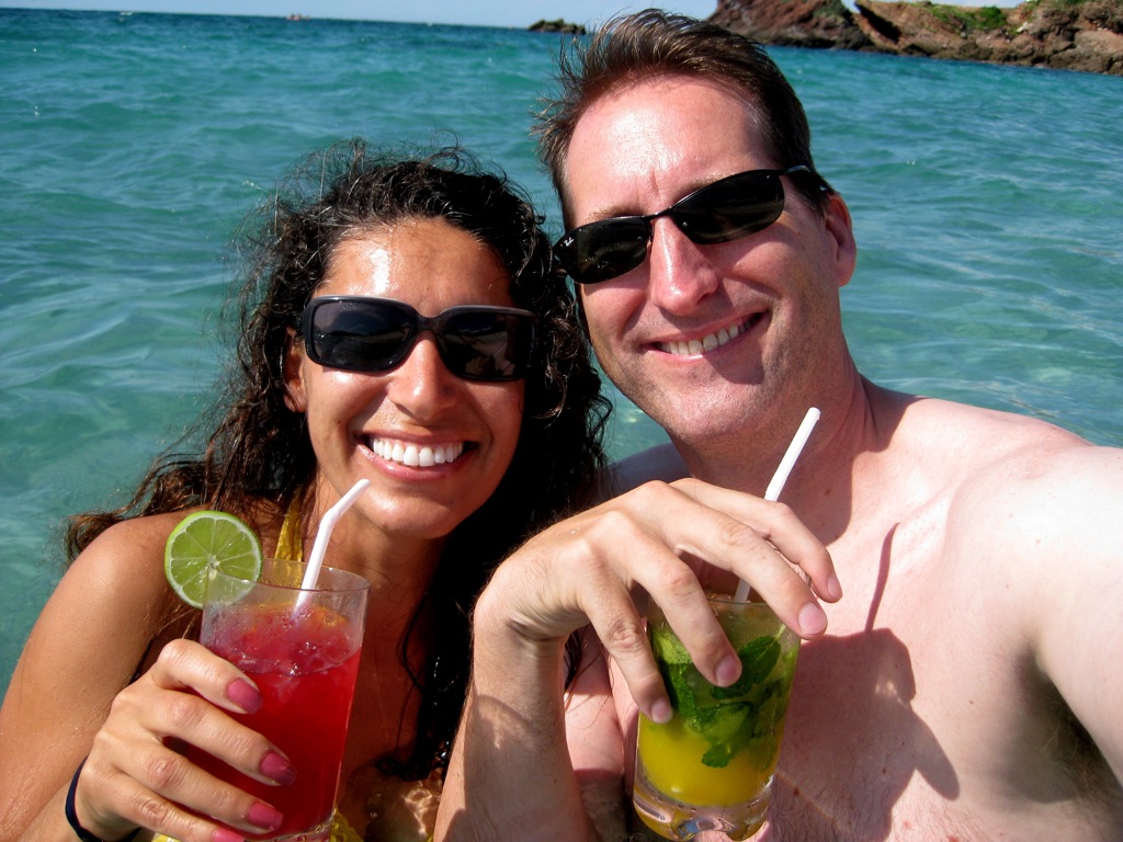 Iced drinks... bath-water-temperature ocean/