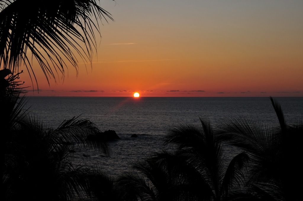 Sunset from our patio/