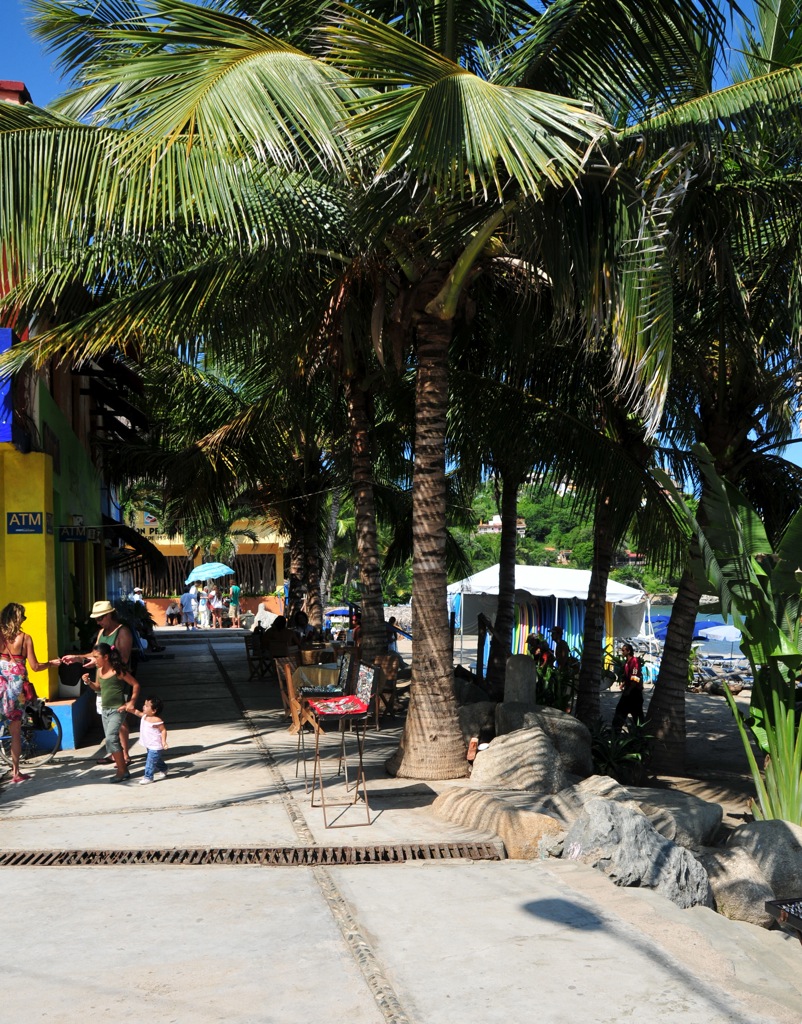 Sayulita's tiny boardwalk/