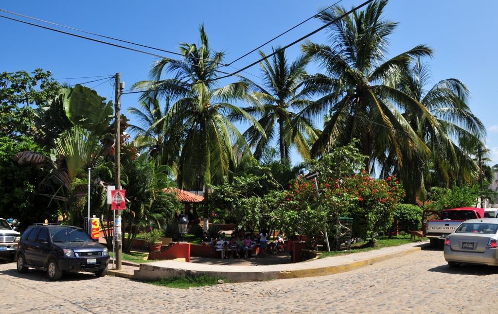 Sayulita's main square/