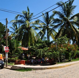 Sayulita's main square/
		    