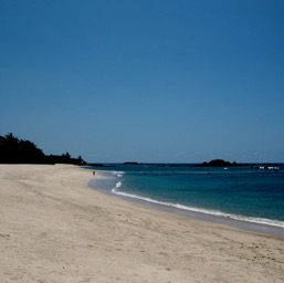 The beach...she was empty!/
		    