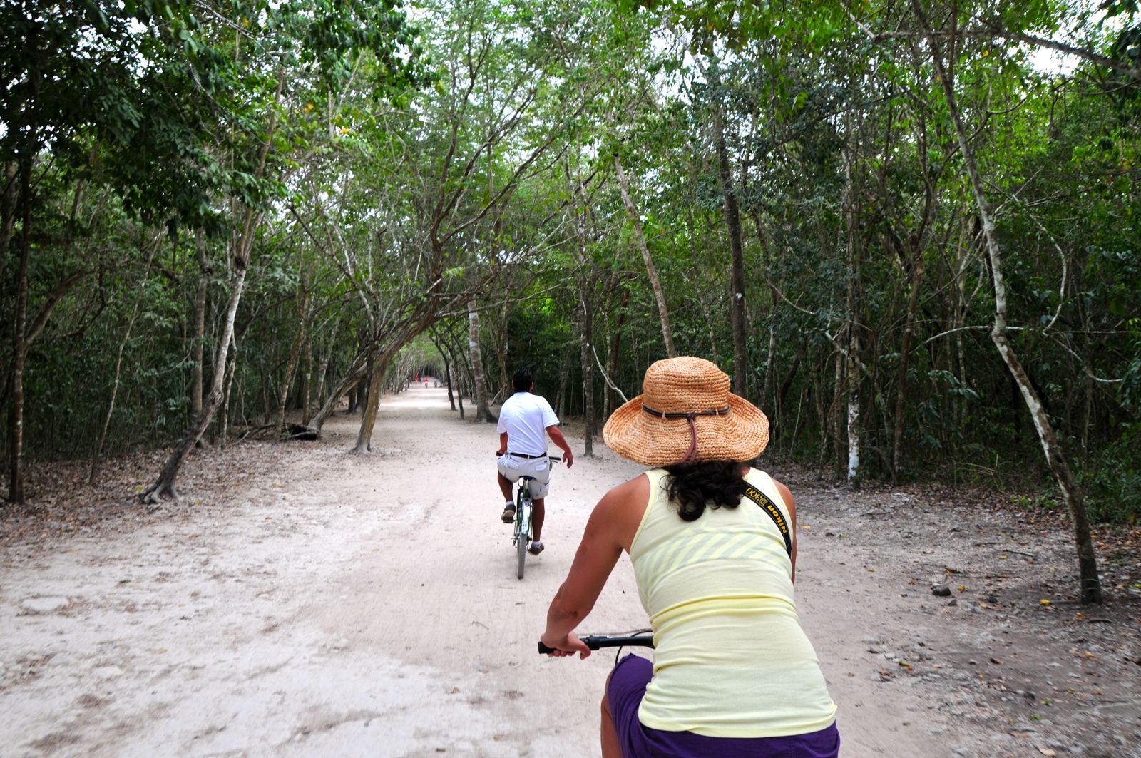 Visiting Cobá... and we have to bike!/