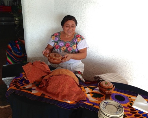 Breakfast tortilla lady
