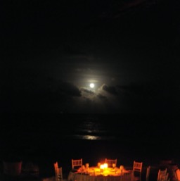 Dinner with a full moon/
		    