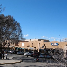 Taos's main square/
		    