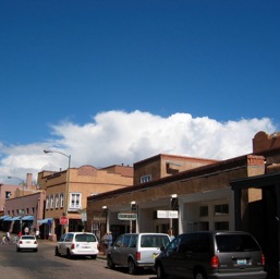 Taos's main drag/
		    