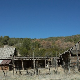 Dilapidated farm/
		    