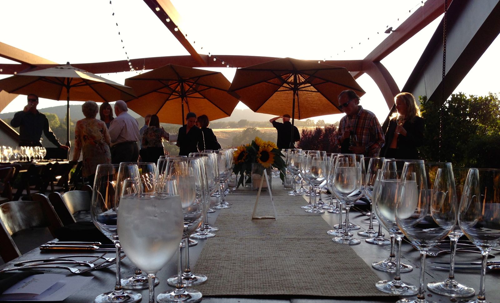 Anthony giving his winemaker speach/