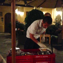 Back at Cheval and Nam is ready to make us s'mors/
		    