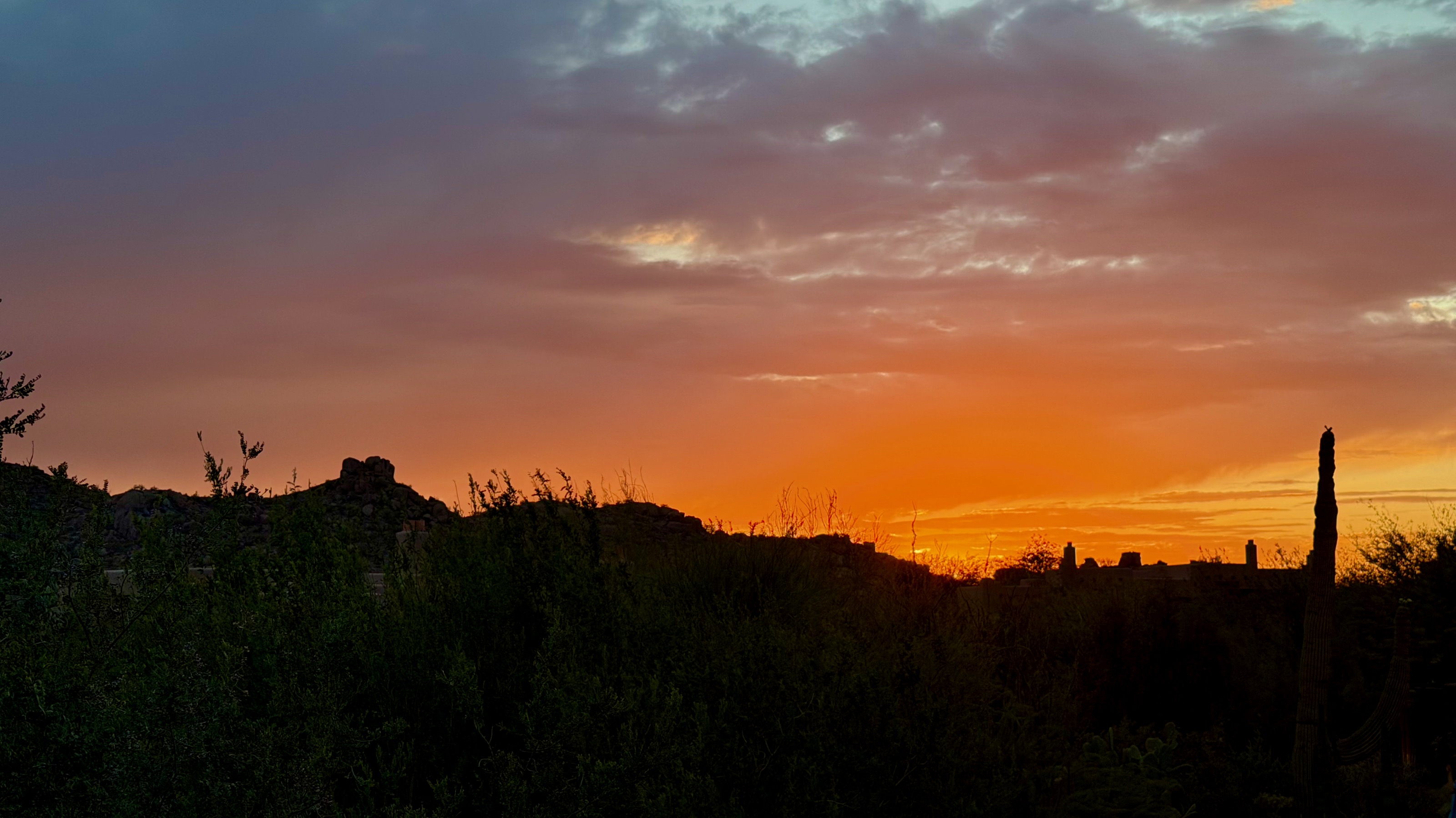 Beautiful sunset/10600 E Crescent Moon Dr, Scottsdale, AZ 85262, USA