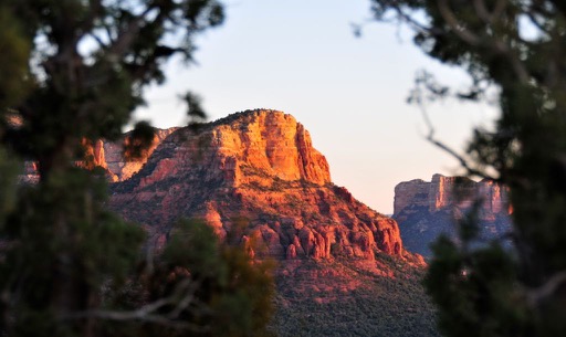 Also from near the airport - Sedona, AZ
