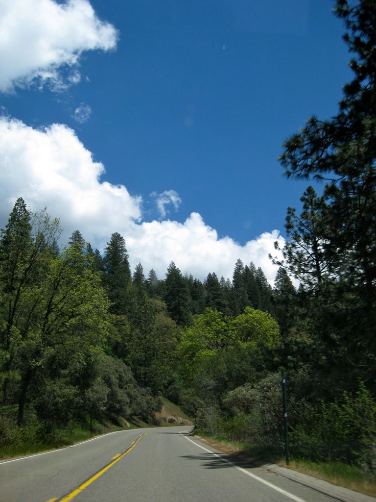 Going up in the mountains/