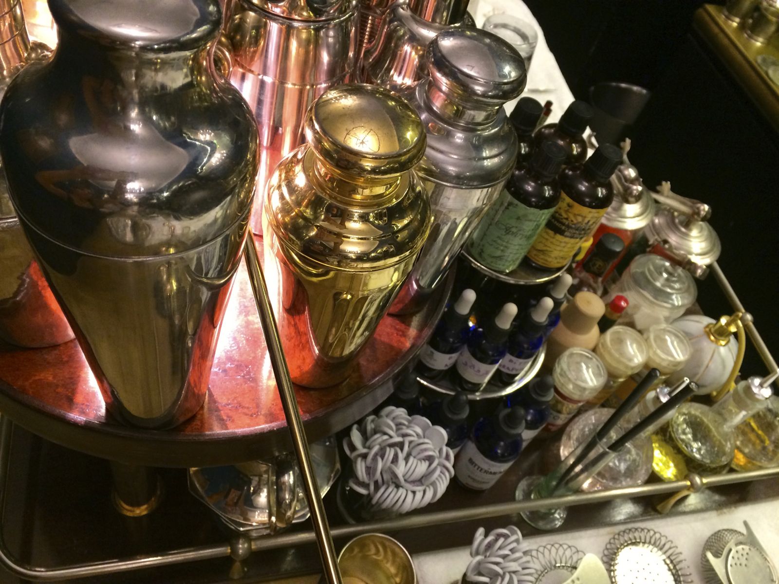 Drink potions at our hotel's bar/