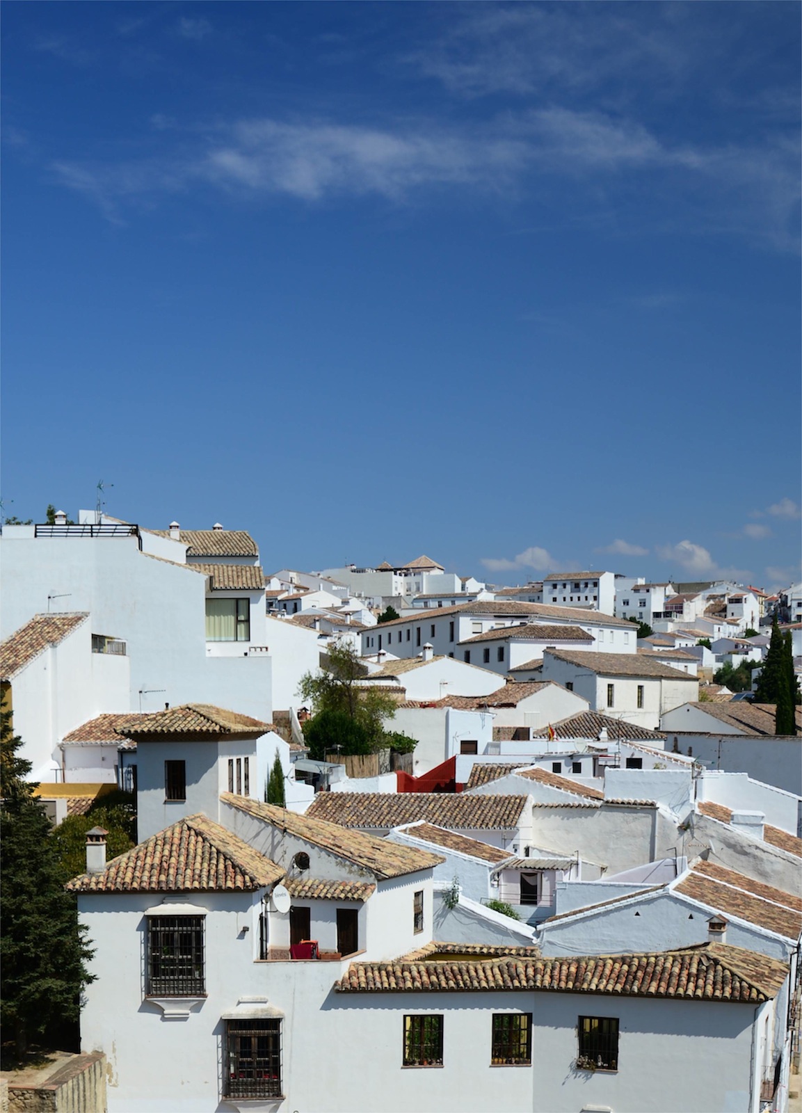 Pueblos Blancos, typical white-washed houses/