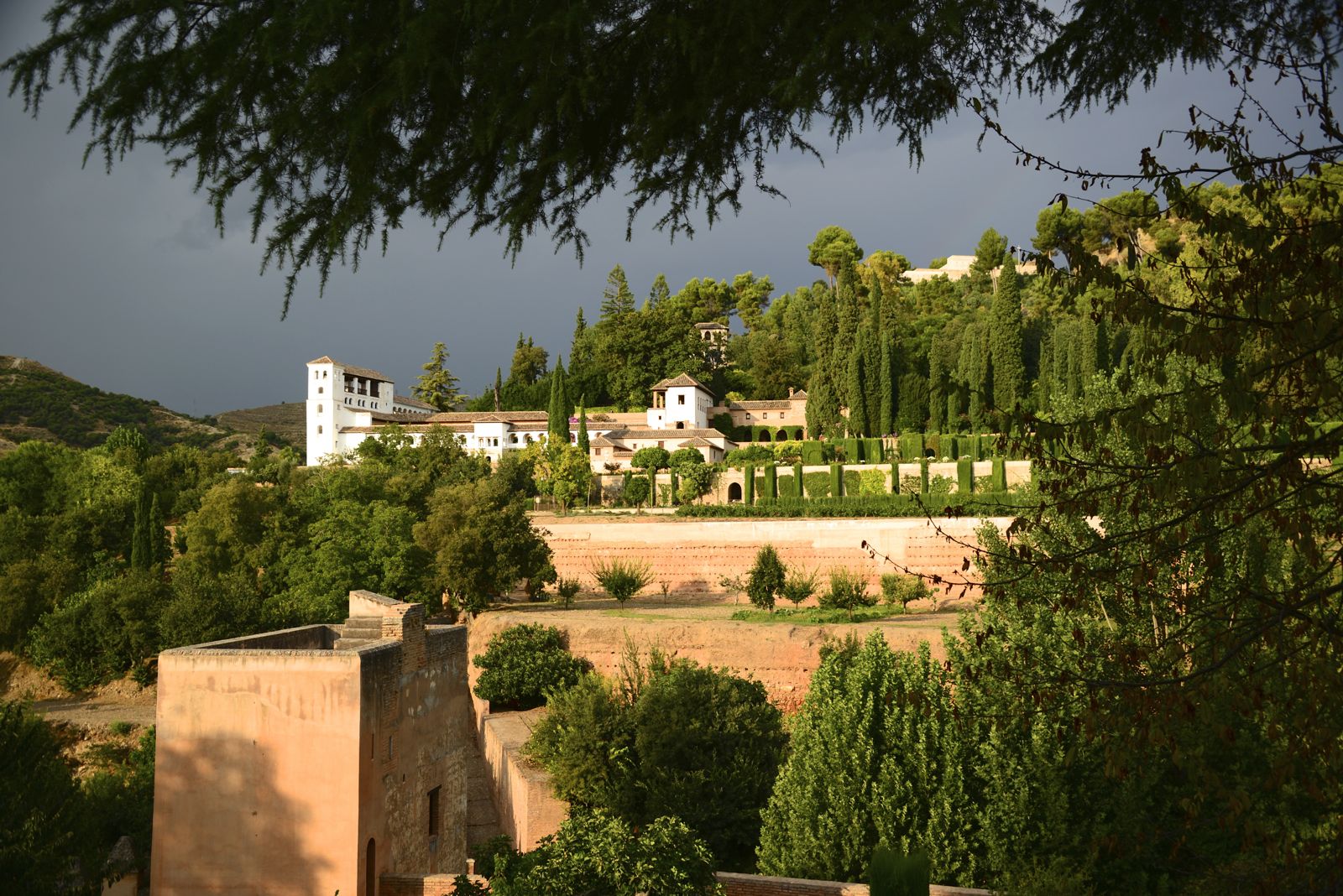 Awesome view of the Generalife from of our room/