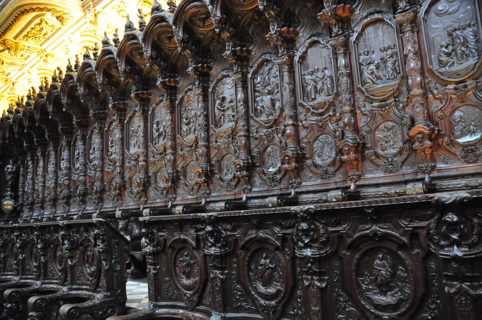 With the super ornate alter piece/