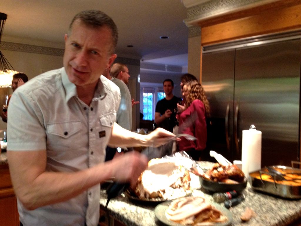 "Are you cooking? If not get out of the kitchen!" /