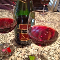 Sparkling red wine!/
		    