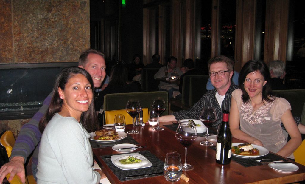 Dinner with Gregor and Jamie/