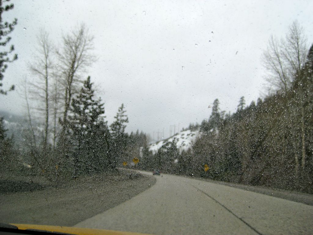 Crazy weather on the way home/