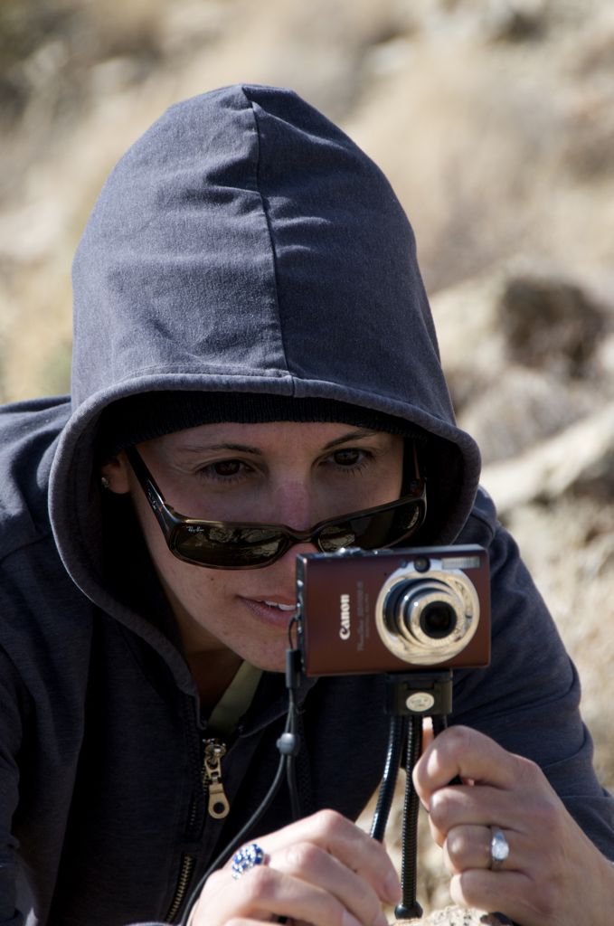 Balancing the tripod who could!/