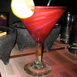 Prickly Pear margarita... it was too sweet/
		    