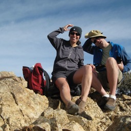 Windy & cold, Wasson Peak!/
		    