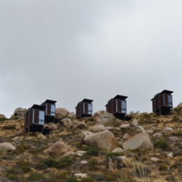 Pods at the hotel... the oddests rooms ever/
		    