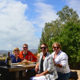 Followed by an amazing lunch at Joya/
		    