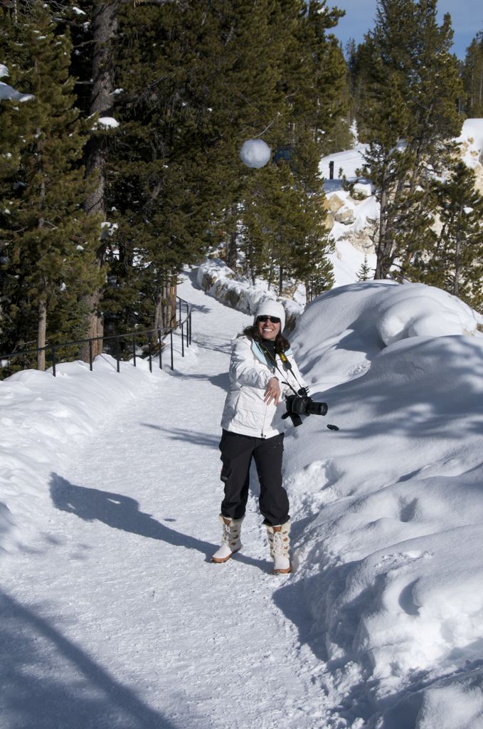 Dan practicing his action shots/