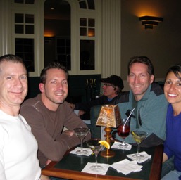 First night's dinner with Rick and Randy/
		    