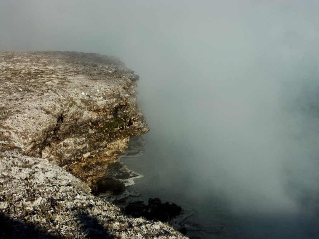 Steam from the geysers /